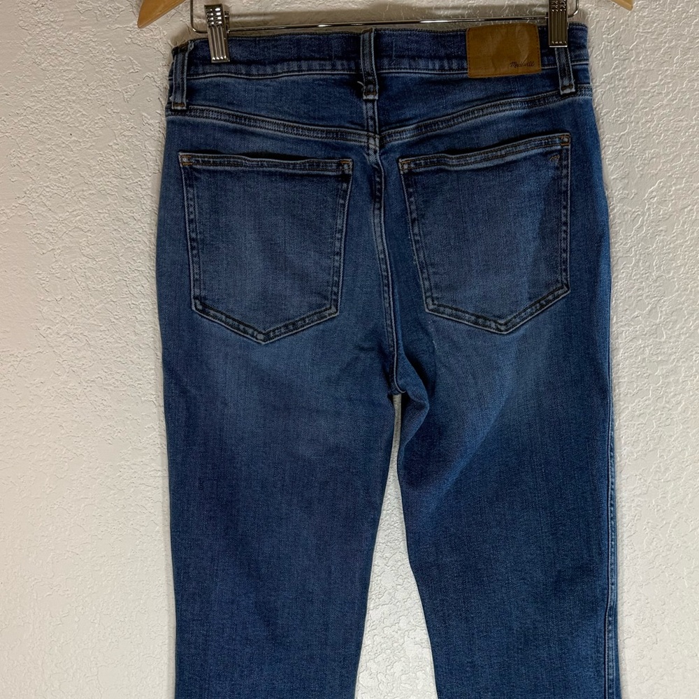 Madewell Mid Rise Stove Pipe Straight Leg Denim Jeans Women’s 28 Casual Staple - Picture 5 of 8